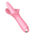 Vibrador de punto G de silicona, masaje de lengua recargable, vibrador de 10 velocidades, estimulador de clítoris silencioso, juguetes sexuales para mujeres